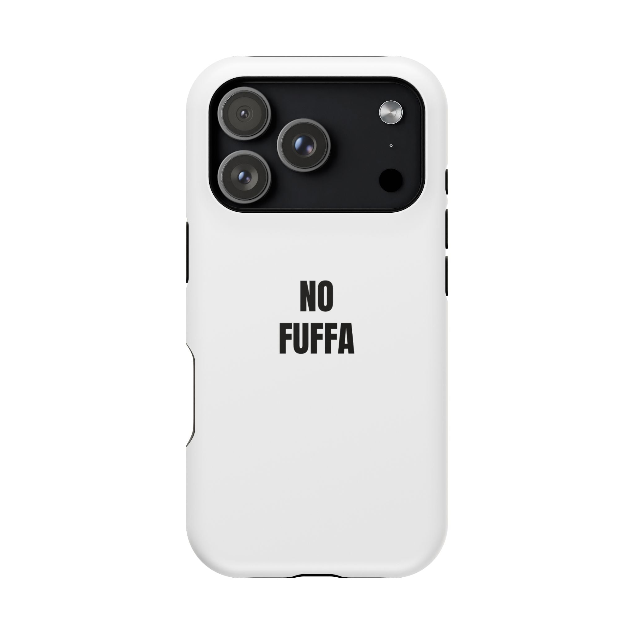 “NO FUFFA” - WHITE COVER
