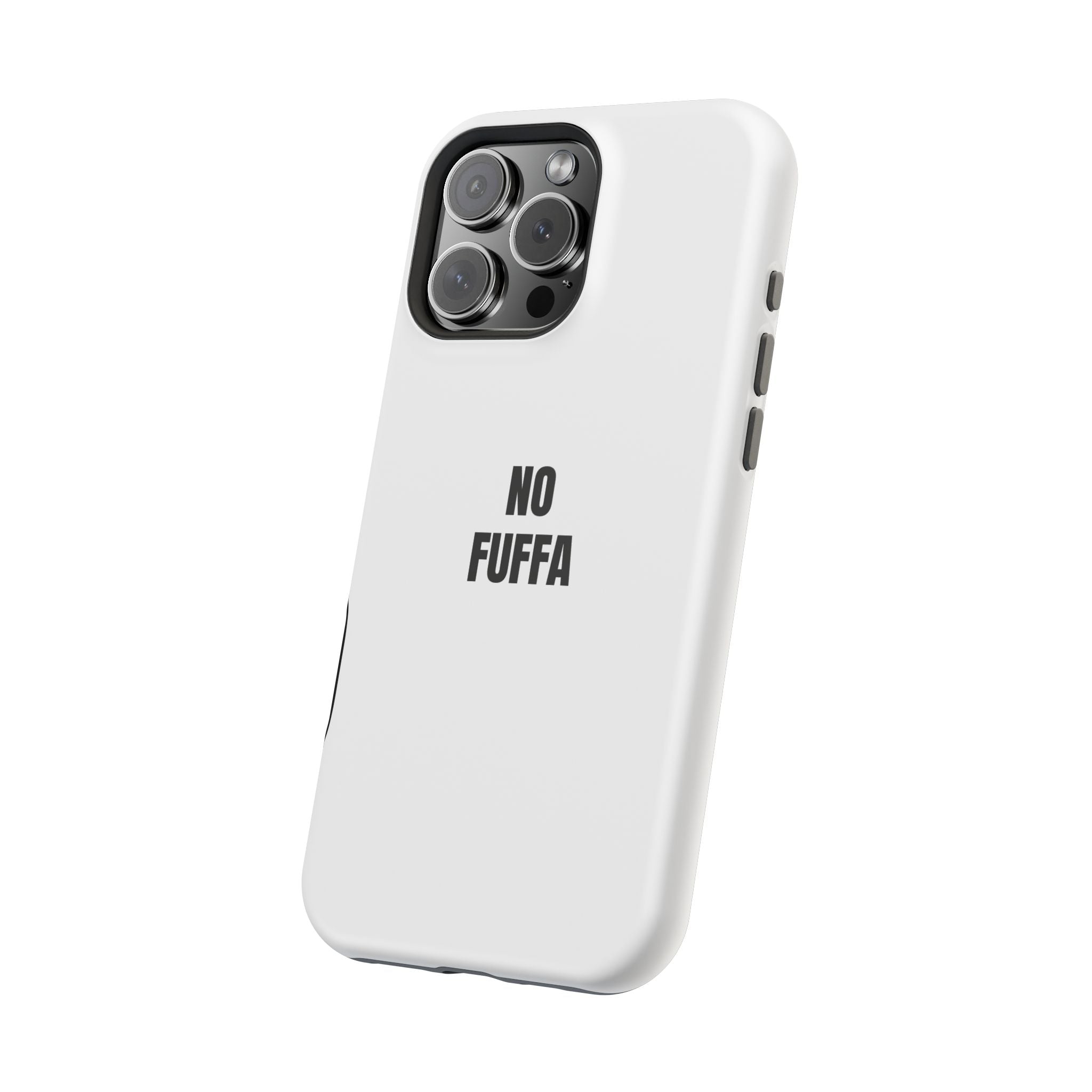 “NO FUFFA” - WHITE COVER