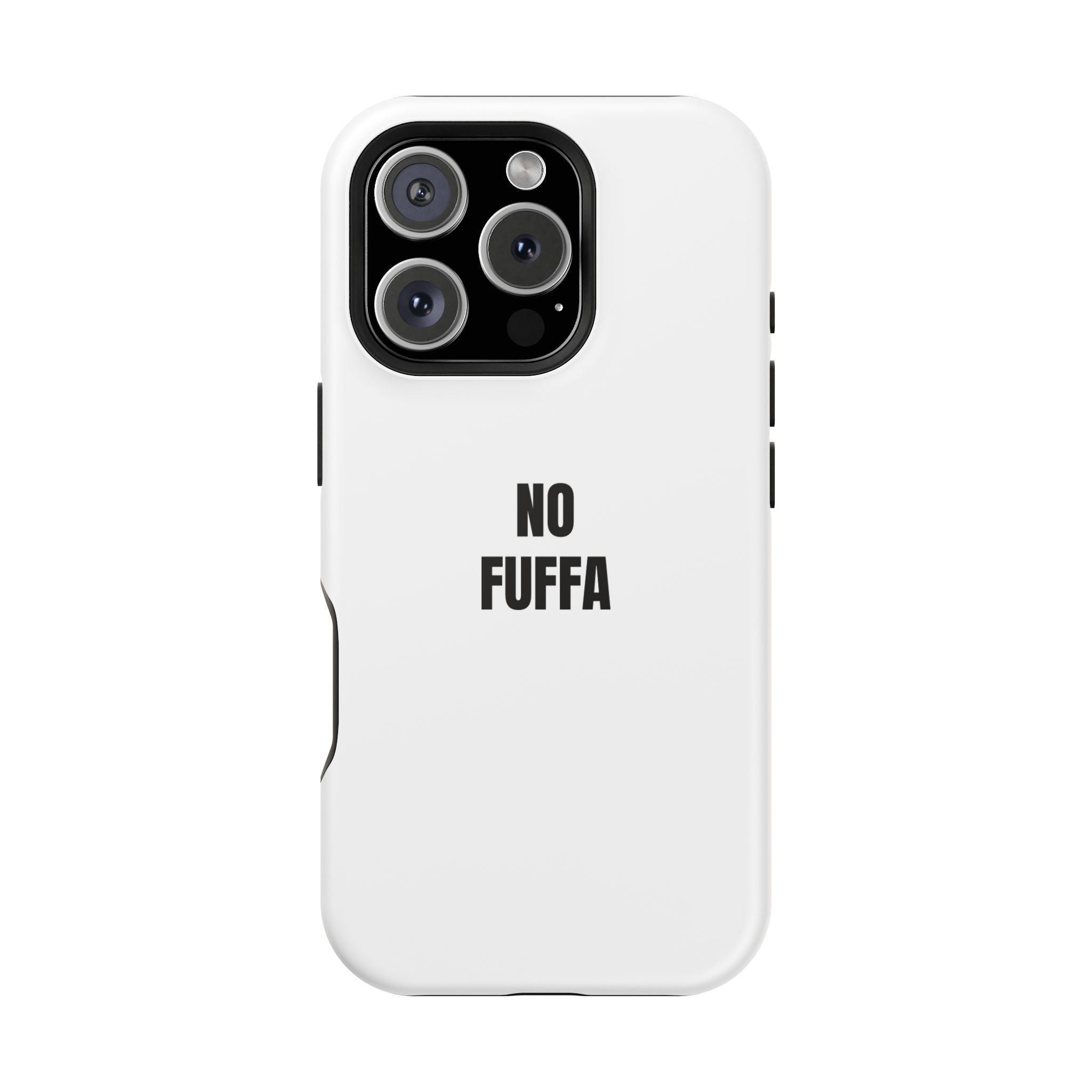 “NO FUFFA” - WHITE COVER