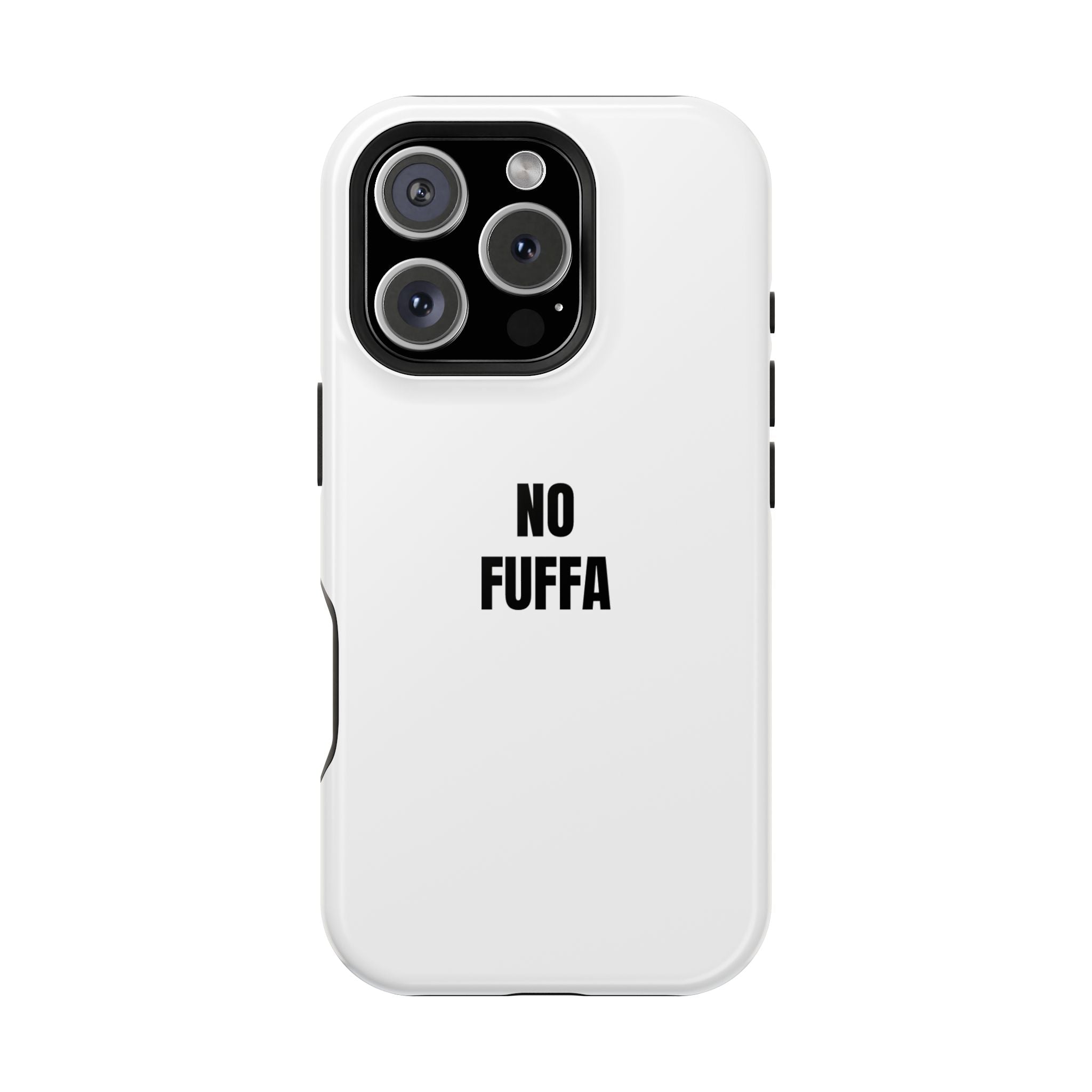 “NO FUFFA” - WHITE COVER