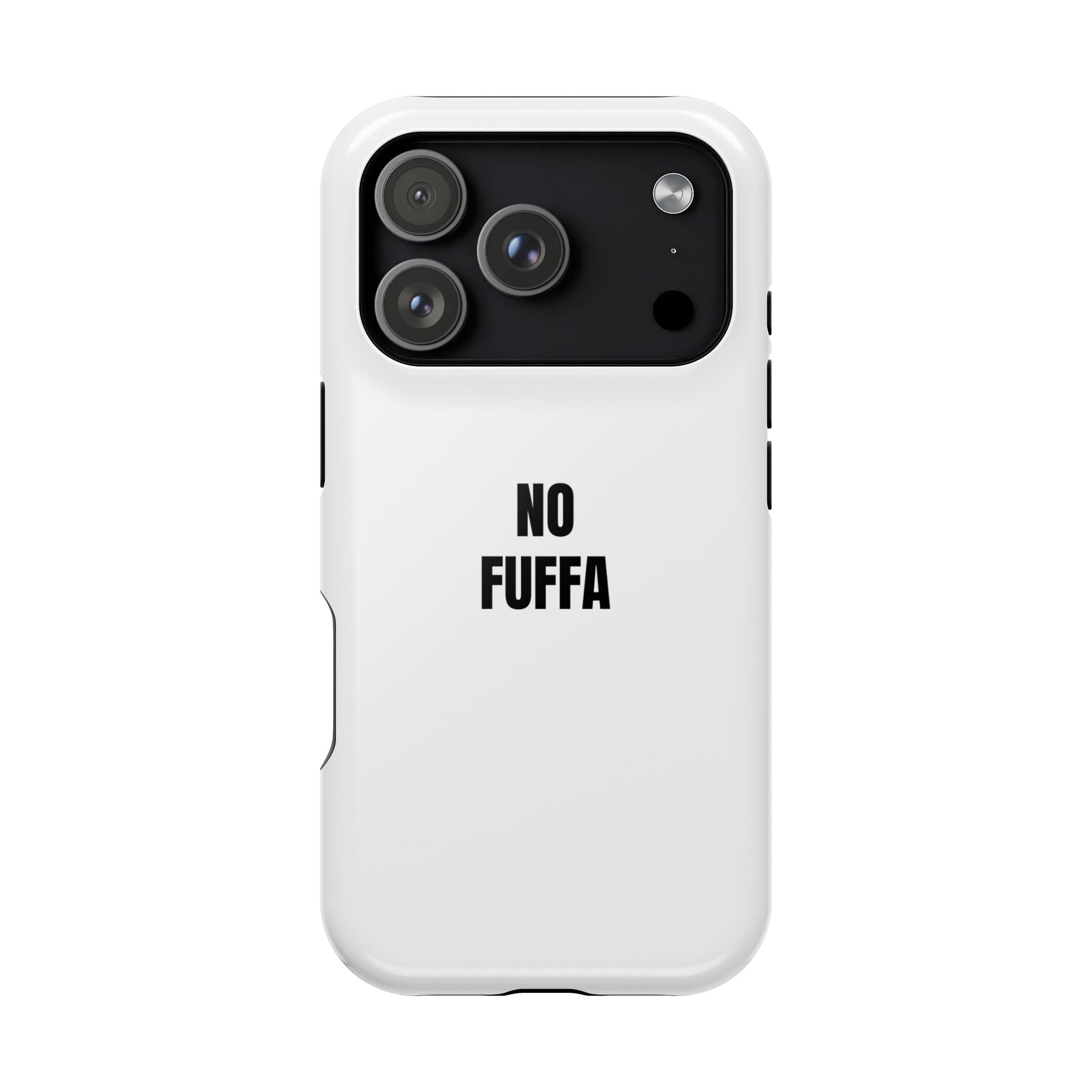 “NO FUFFA” - WHITE COVER