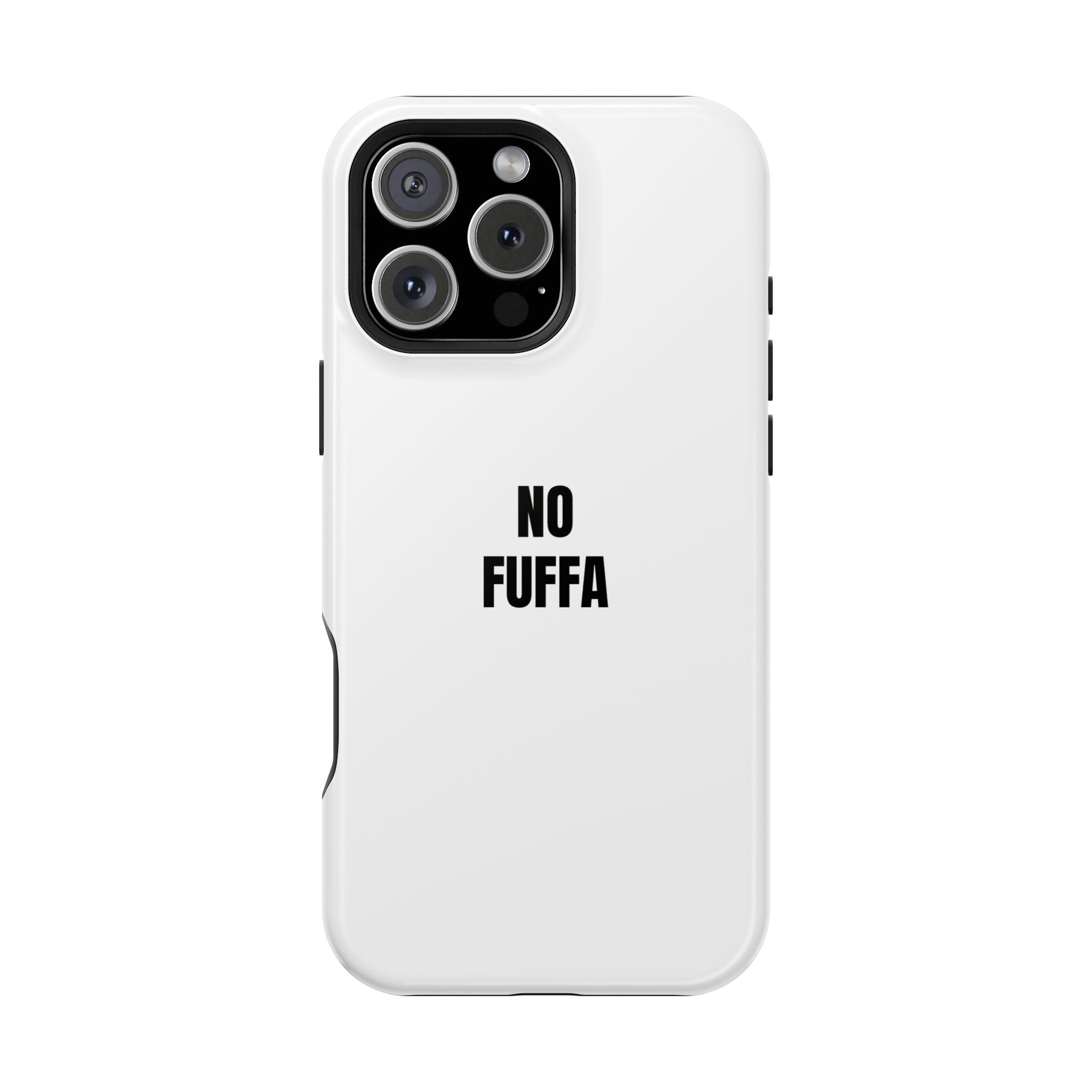 “NO FUFFA” - WHITE COVER