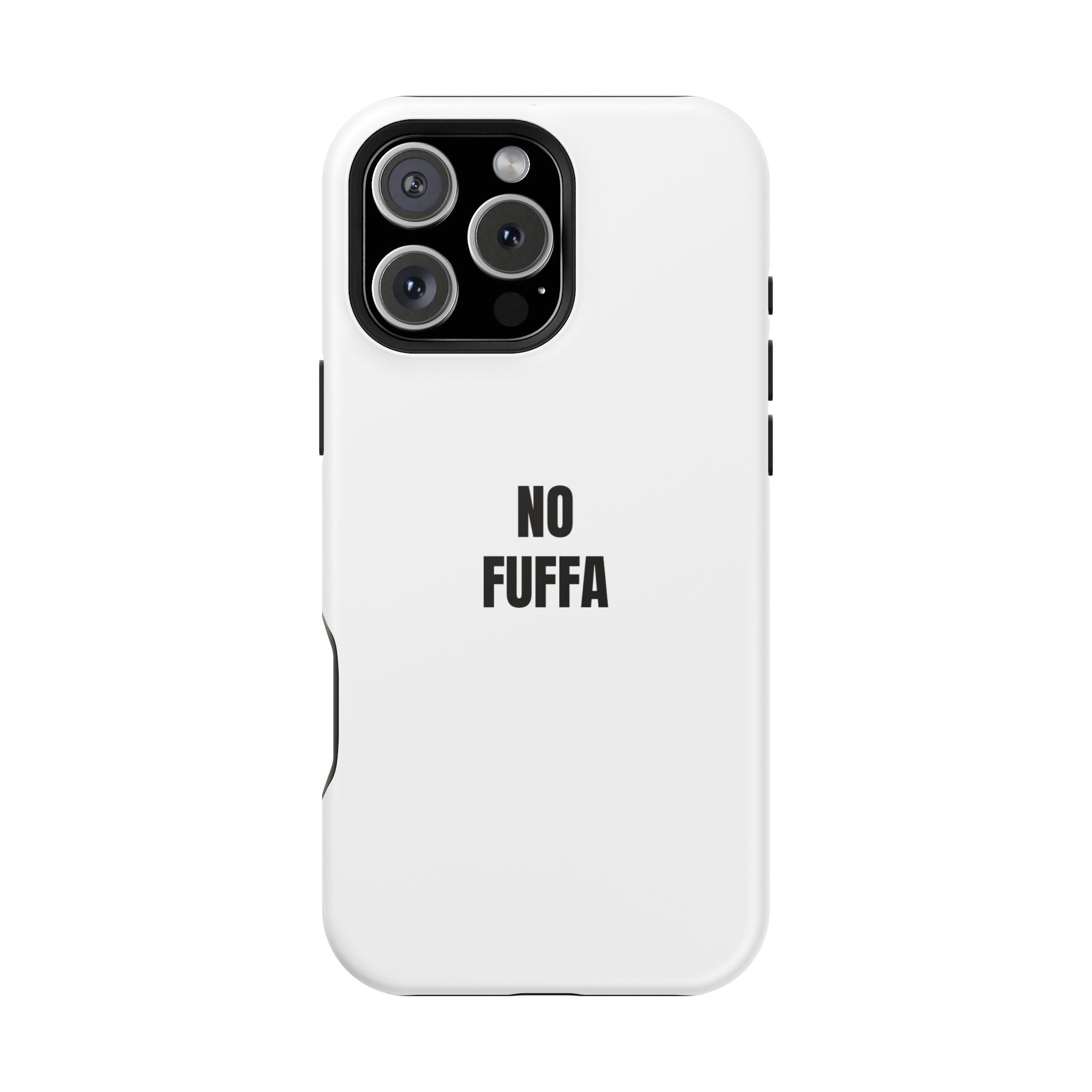 “NO FUFFA” - WHITE COVER
