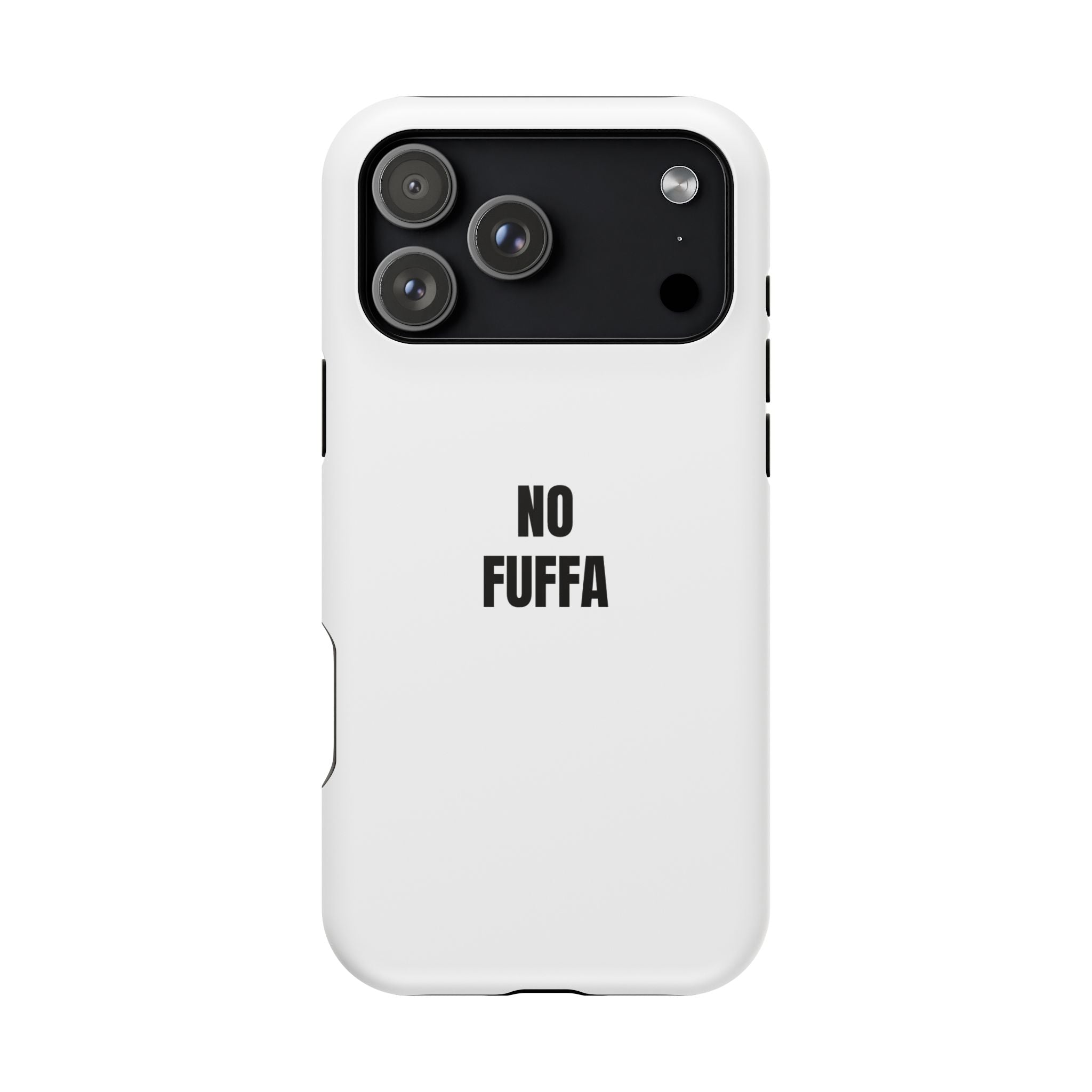 “NO FUFFA” - WHITE COVER