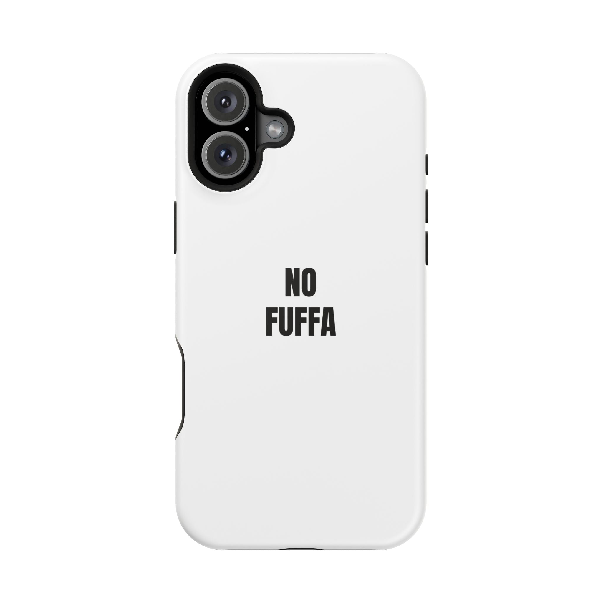 “NO FUFFA” - WHITE COVER