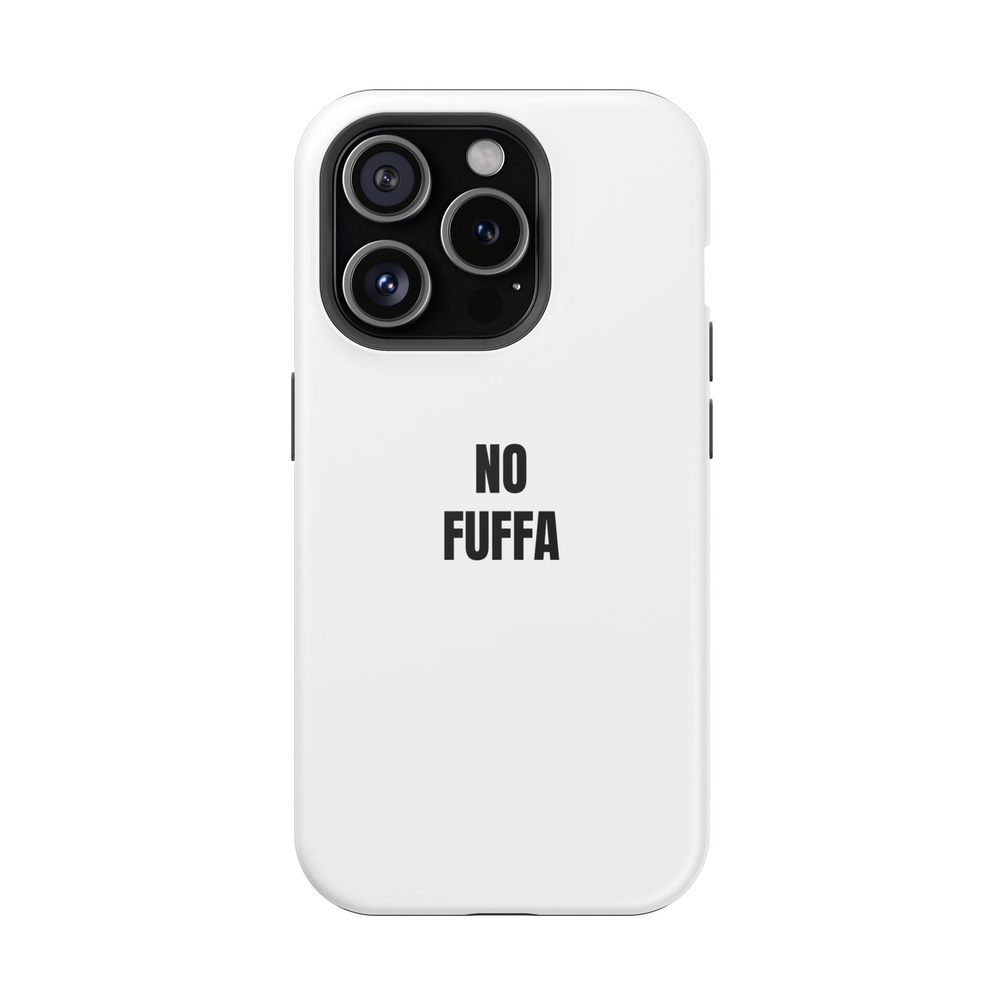 “NO FUFFA” - WHITE COVER