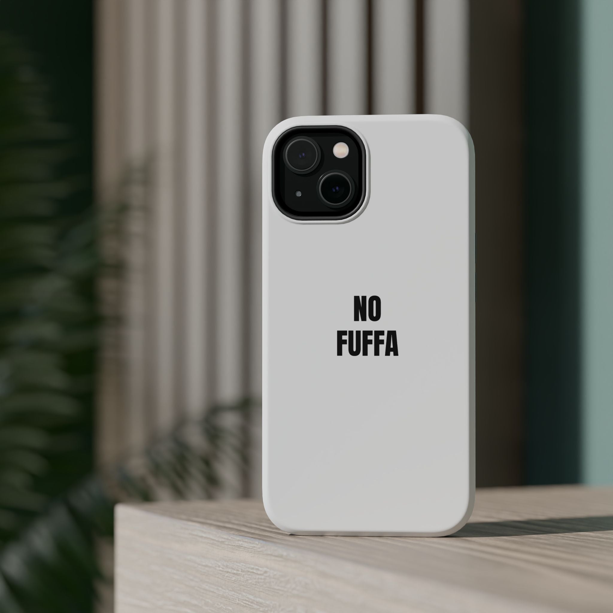 “NO FUFFA” - WHITE COVER